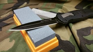 How to Sharpen a Knife Beginners Tutorial [upl. by Ezequiel]