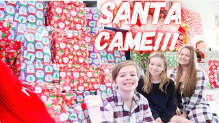 CHRISTMAS MORNING 2020 Opening Christmas Presents Part 1  Family 5 Vlogs [upl. by Stila]