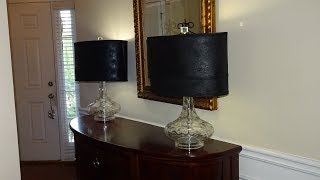 NEW DIY Lampshade Makeover Using Spray Paint [upl. by Ardnuhs]