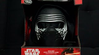 Kylo Ren Voice Changing Mask Unboxing  Review [upl. by Eugene]