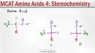 Amino Acid Stereochemistry R and S vs D and L Configuration [upl. by Kirsti70]