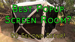 Best Popup Camping Screen Room  The Gazelle Tent Portable Gazebo [upl. by Cerallua313]