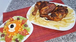 Poulet rôti  la meilleure recette  مطبخ أم وليد Oum Walid [upl. by Minabe276]