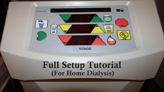 How To Setup The NxStage System One Full Tutorial For Home Hemo Dialysis Patients [upl. by Ynavoj572]