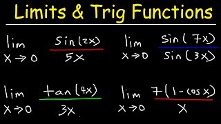 Limits of Trigonometric Functions [upl. by Gyatt1]