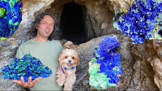 Azurite amp Malachite Crystal Mining  New Mexico [upl. by Nirhtak693]