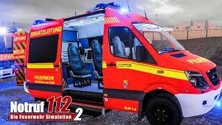 NOTRUF 2 FEUERWEHRFahrzeuge und SHOWROOM  Preview  Feuerwehr Simulator Notruf 112 [upl. by Adanar790]