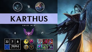 Karthus Mid vs Yasuo  EUW Master Patch 1413 [upl. by Maloney]