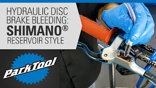 How to Bleed Hydraulic Brakes  Shimano® Reservoir Style [upl. by Anuala]