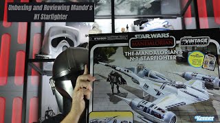 Mandalorian N1 Starfighter Unboxing and Review [upl. by Afinom809]