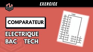 ÉLECTRIQUE ⚡Part 10  Exercice Logique combinatoire  Comparateur [upl. by Arakawa]