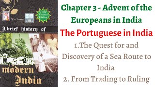 Spectrum Modern History Video 1  Portuguese In India 1st Part Advent of Europeans in India [upl. by Aneehsar]