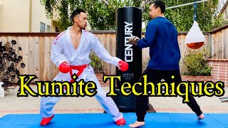 6 BEST KUMITE TECHNIQUES ⛩🥋 [upl. by Chalmers363]