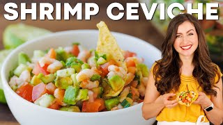 Quick and Easy SHRIMP CEVICHE Recipe [upl. by Silliw208]