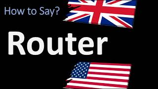 How to Pronounce Router CORRECTLY [upl. by Jamnis]