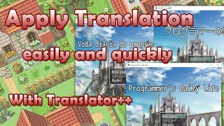 Apply Translation into RPG Maker Games [upl. by Orest]