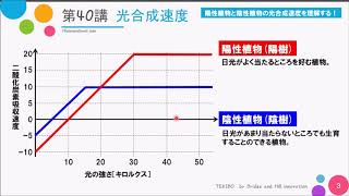 【高校講座 生物基礎】第40講「光合成速度」 [upl. by Chilt]