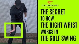 GOLF The Secret To How The Right Wrist Works In The Golf Swing [upl. by Jard]