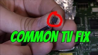 How to Fix a LED LCD Common repair for FUNAI and VIZIO TVs [upl. by Lovato781]