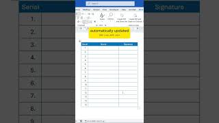 Microsoft word  Auto Numbering in tables ترقيم الصفوف في الوورد [upl. by Hadrian]