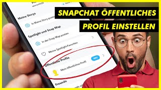 Snapchat Öffentliches Profil einstellen Deutsch  So geht´s richtig in 2021 ✅ [upl. by Gosnell]