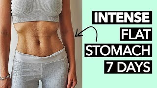 1 Week Flat Stomach Workout Intense [upl. by Lardner]