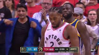 Astonishing final 5 mins of 2019 NBA Finals Game 5 Golden State Warriors vs Toronto Raptors [upl. by Drofliw53]