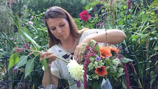 💐 Growing Amaranth  Making Flower Arrangement 💐 [upl. by Kline33]