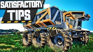 14 Mega Factory Starting Tips  Satisfactory Game [upl. by Neltiak]