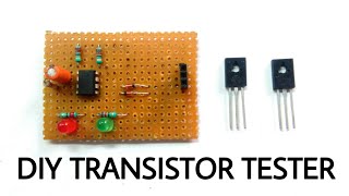 Transistor Tester DIY  How to make transistor tester at home [upl. by Rustice969]