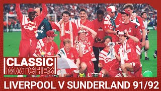 Cup Classics Liverpool 20 Sunderland  Rush amp Thomas score as McManaman shines in Wembley final [upl. by Mou]