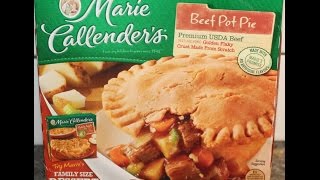 Marie Callenders Beef Pot Pie Review [upl. by Burch]