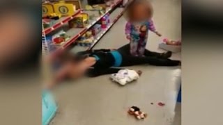 Video shows mom overdose beside toddler [upl. by Aneret645]