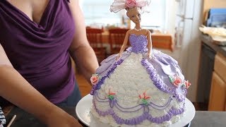 How To Make A Barbie Cake  Cake Decorating [upl. by Simona]