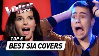 BEST SIA COVERS in The Voice worldwide [upl. by Ahselrac]