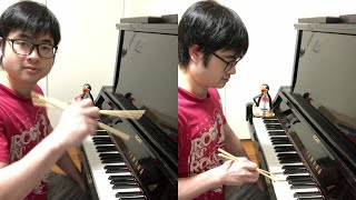 Chopsticks on Piano Literally [upl. by Beebe567]