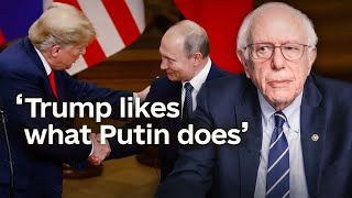 Bernie Sanders on Trump’s alignment with Russia [upl. by Uphemia]