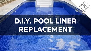 How To Install A Swimming Pool Liner From Pool Warehouse [upl. by Bruis]