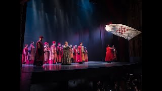 The cast at Croatian National Theatre in Zagreb sings U boj u boj from NIKOLA ŠUBIĆ ZRINJSKI [upl. by Lebasy153]