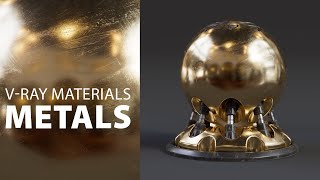 How To Create Realistic Metal Materials in VRay for 3ds Max [upl. by Guenzi]