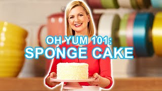 Professional Baker Teaches You How To Make SPONGE CAKE LIVE [upl. by Vinay]