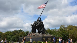 IWO JIMA MEMORIAL ARLINGTON VIRGINIA 4K [upl. by Ayimat]