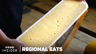 How Dutch Gouda Is Made At A 100YearOld Family Farm  Regional Eats  Insider Food [upl. by Irrot]