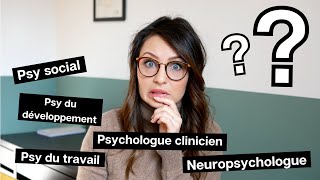 Les spécialités en psychologie [upl. by Cull]