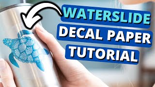 Waterslide Decal Paper Tutorial [upl. by Marcie729]