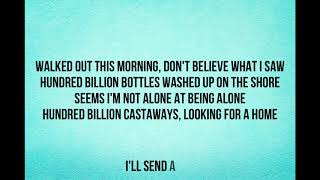 Message in a bottle  The police Lyrics [upl. by Altis264]