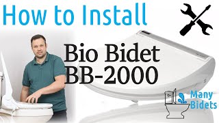 How to Install the Bio Bidet BB2000 toilet seat [upl. by Penman]