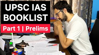 UPSC IAS Exam Booklist  Part 1  Prelims  UPSC CSE [upl. by Eikcir]