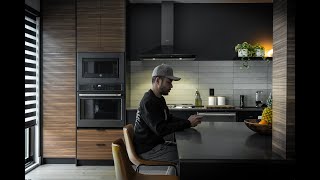 Our Modern Black Kitchen Remodel amp Design Smart Home Kitchen [upl. by Fruma]