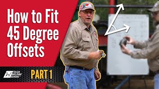 Pipefitting 101 How to Fit 45 Degree Offsets Part 1 – Tulsa Welding School [upl. by Mellie396]